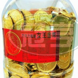 嘉珍巧克力風味女王金幣-奶素