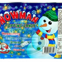 日日旺聖誕雪人跳跳糖(1.1g*25入)/包