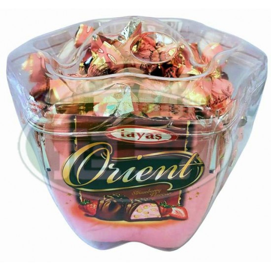 塔雅思東方草莓味可可製品(蘋果造型盒)-奶素