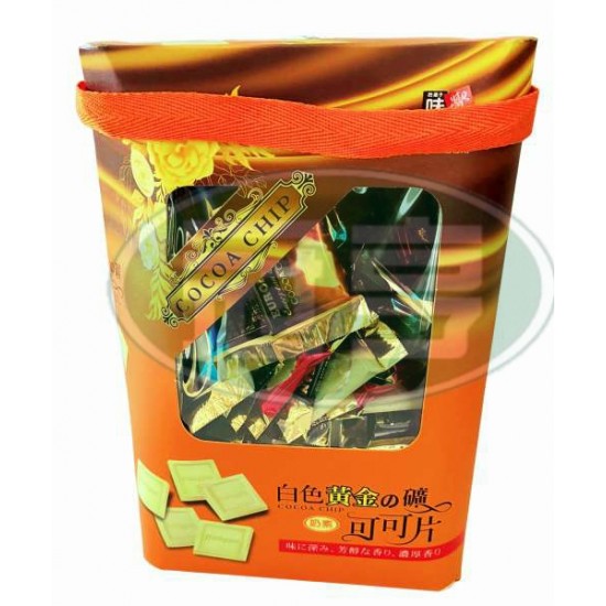 蓬萊白色金礦可可片-奶素(禮盒)