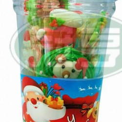 日日旺歡樂聖誕糖花Q皮棒(罐)