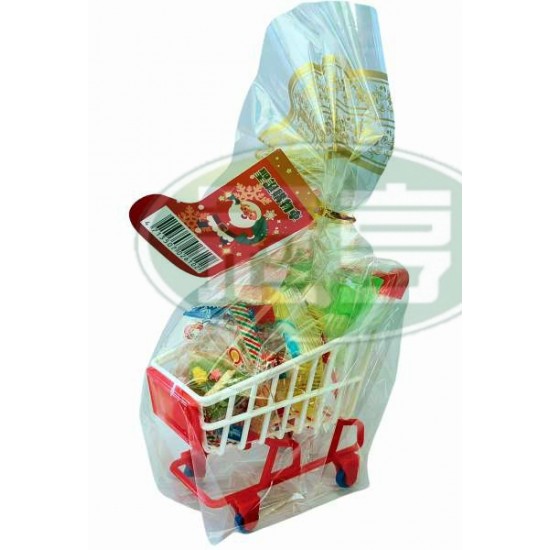 果子町聖誕購物車(紅/藍)[常缺貨下單前請先詢問]