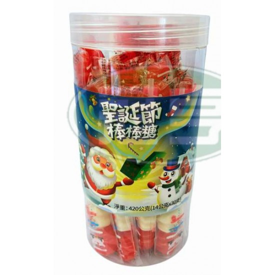 日日鑫聖誕節棒棒糖(14g*30支/罐)