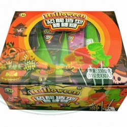 日日鑫萬聖節恐龍造型棒棒糖(11g*30入/盒)