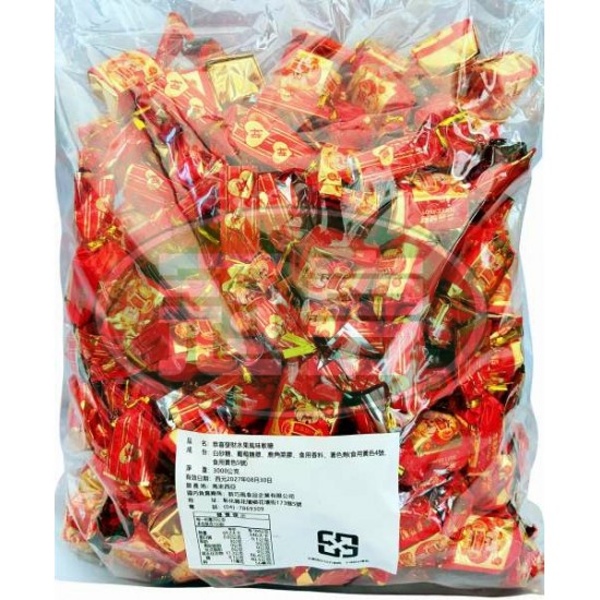 新巧風單扭恭喜發財水果風味軟糖
