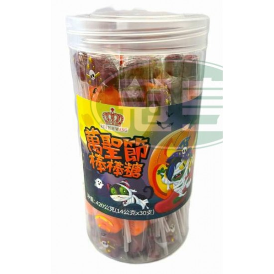 日日鑫萬聖節棒棒糖(14g*30入/罐)
