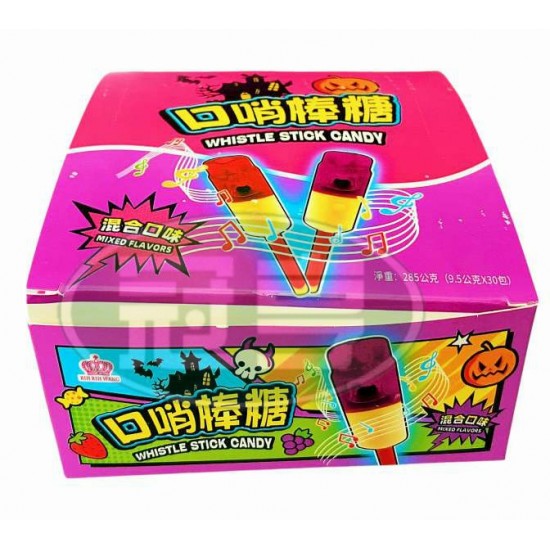日日旺萬聖節口哨棒糖(9.5g*30支入/盒) 日日旺萬聖節口哨棒糖(9.5g*30支入/盒)