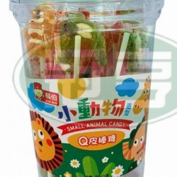 日日旺小動物造型Q皮棒糖(罐)