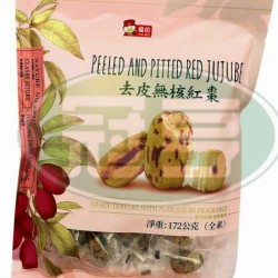 日日旺去皮無核紅棗-全素