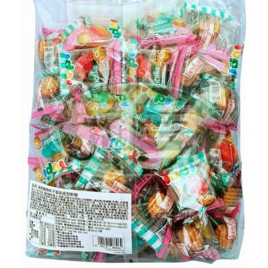 慧鴻呦皮動物杯子蛋糕造型軟糖(包)