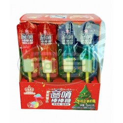 日日旺聖誕雙色音哨棒棒糖(11g*24入/盒)