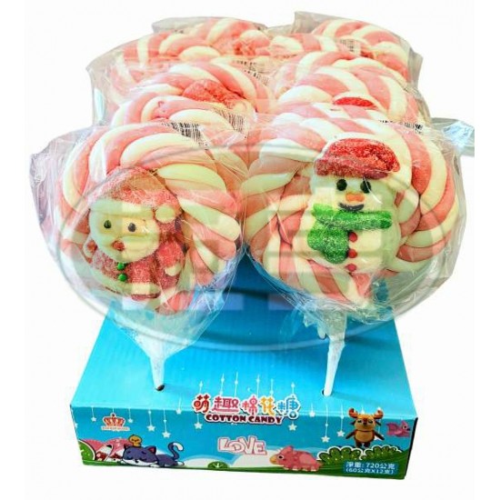 日日旺萌趣棉花糖(60g*12入/盒)(聖誕)