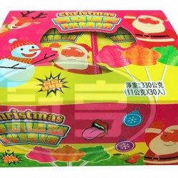 日日鑫聖誕節皇冠造型跳棒糖(11g*30入/盒)