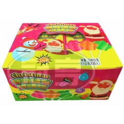 日日鑫聖誕節皇冠造型跳棒糖(11g*30入/盒)