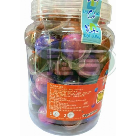 敬洋DAI LONG星球造型夾心軟糖(10g*60入/罐)