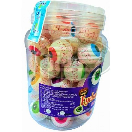 敬洋DAI LONG眼球造型夾心軟糖(10g*60入/罐)