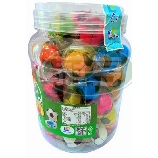 敬洋DAI LONG足球造型夾心軟糖(10g*60入/罐)-葷