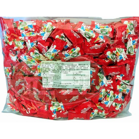 日日旺SUMIKA椰子夾心軟糖(紅豆風味)