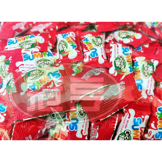 日日旺SUMIKA椰子夾心軟糖(紅豆風味)