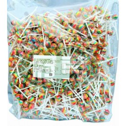 新巧風迷你七彩水果風味棒棒糖