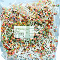 新巧風迷你七彩水果風味棒棒糖