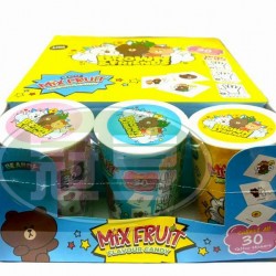 敬洋LINE FRIENDS杯子糖果組(30g*12杯/封)