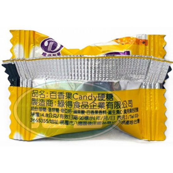 綠得百香果硬糖