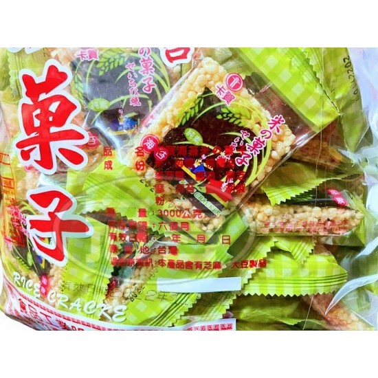 卡賀海苔小米燒(米の菓子)-全素