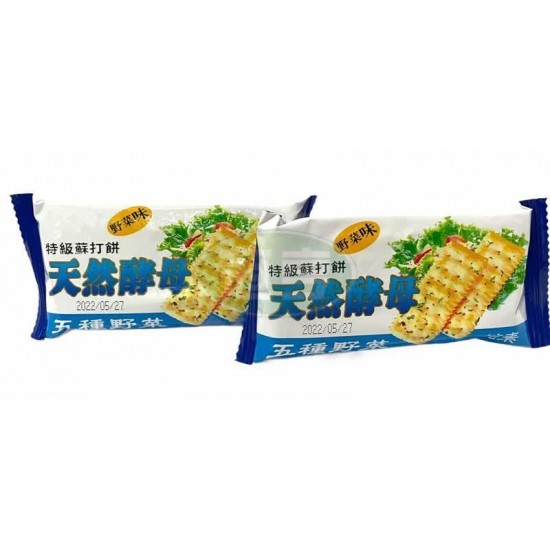 厚毅五種野菜蘇打餅(野菜味)-全素