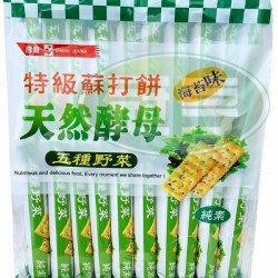 厚毅五種野菜海苔特級蘇打餅-全素(包)