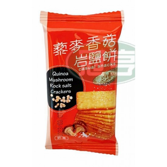 厚毅藜麥香菇岩鹽餅-奶素
