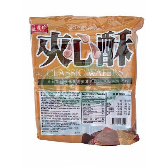盛香珍巧克力夾心酥-奶素(包)