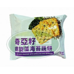 堡晟奇亞籽螺旋藻海苔蔬餅