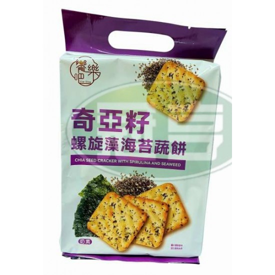 堡晟奇亞籽螺旋藻海苔蔬餅(包)