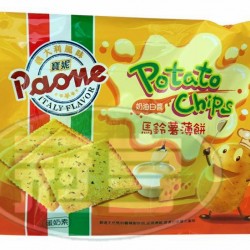 鑫聚寶妮義大利風味奶油白醬馬鈴薯薄餅-蛋奶素(包)