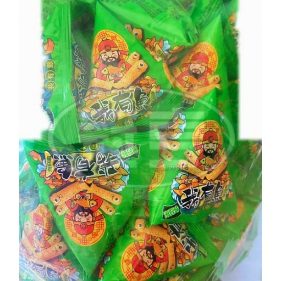 萬甲帝我有魚造型餅乾(海苔味)-全素