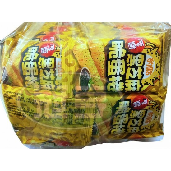 萬甲帝豹點厚醬黑芝麻脆蛋捲-蛋奶素