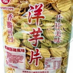鴻福素鹹酥雞風味洋芋片-全素