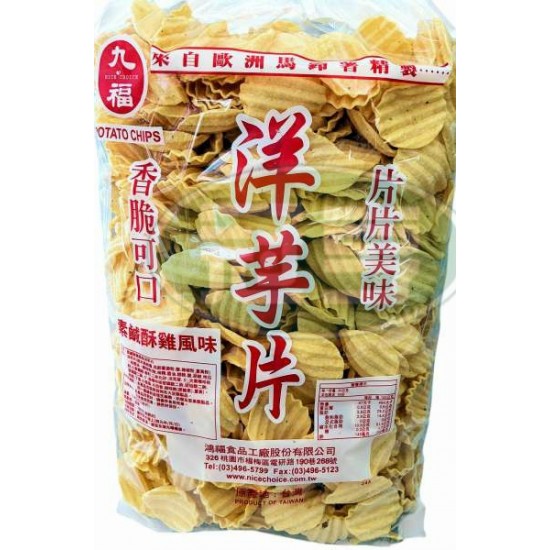 鴻福素鹹酥雞風味洋芋片-全素