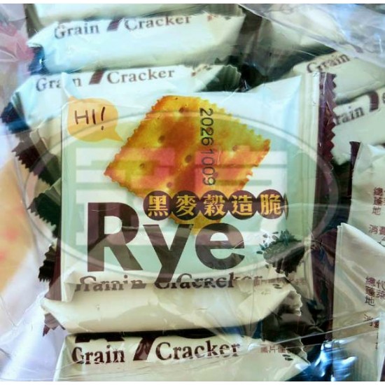 蓬萊黑麥穀造脆餅-全素