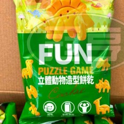 日日旺立體動物造型餅乾-奶素(28g*20入/盒)