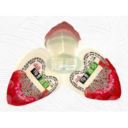 晶晶心型椰果蒟蒻果凍（荔枝口味）-素