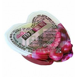 晶晶心型椰果蒟蒻果凍(葡萄味)[無現貨請先line預訂]