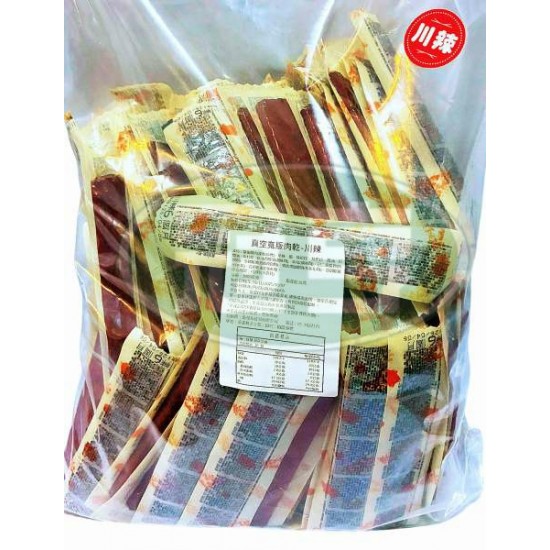蕗瑩春真空寬版肉乾(川辣)-葷 (冬天常溫保存，天氣炎熱時建議冷藏保存 )